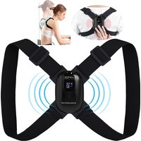 Smart Posture Corrector Sensor Vibration Reminder Posture Reminder for Adjustable Angle and Strap Help to Keep Right Posture