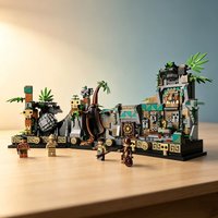 2026 NEW In stock Indiana Jones Temple of the Classic Building Block Kit Children Educational Toy Birthday Gifts image 4