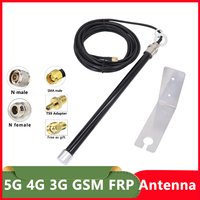 Outdoor Waterproof Full-Band 5G 4G LTE 3G GSM 600-6000MHz FRP WiFi Antenna for Helium Hotspot Miner Signal Boost Fiberglass Omni