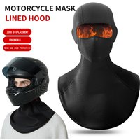 Couvre-tête chaud étendu pour l'extérieur, couvre-tête de moto, masque de doublure coupe-vent, masque de ski pour cou froid, hiver