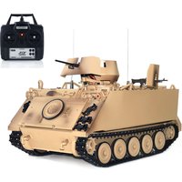 1/16 RTR Tongde RC Tank M2412-B M113A1 ACAV Infrared 360 Turret Rotation Smoking Light Sound Radio Control Electric Military Toy