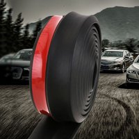 Rubber Bumper Universal Car Bumper Sticker Lightweight 65mm Width Exterior Mouldings Scratch Proof Auto Accessories