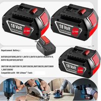 BAT618 For BOSCH 18V 6000mah BAT609 BAT610 Professional Li-ion Battery GBA18V GSR18V BAT619 with LED Tool Battery️