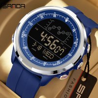 SANDA Digital Sport Watch for Men Military Electronic Waterproof Student LED Mens Wristwatches Alarm Clock Reloj Hombre