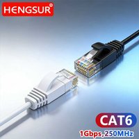 Cat6A Ethernet Cable 10Gbps Lan Cable UTP Network Patch Cable For PS5 PC AI Internet Modem Router Cat 6a Flexible Lan Wire Light
