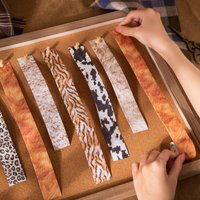 The Feeling of Softness Series Vintage Animal Hair Landscape Tape Creative DIY Journal Material Collage Scrapbooking Stationery