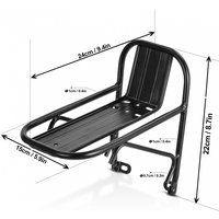 AliExpress NONE Front-Mounted Aluminum Alloy Mountain Bike Rack Aluminum Alloy Bicycle Rack Bicycle Luggage Rack