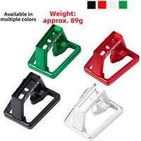 RACEWORK Split Pig Nose Front Carrier Block, 3-Hole Aluminum Mount Base, Front Shelf & Bag Holder for Brompton Folding Bike