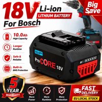 21700 Lithium-Ionen-Werkzeugakku-Ersatz, 10,0 Ah, geeignet für Bosch Professional 18V ProCORE System BAT609, BAT618, GBA18V8