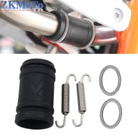 Motorcycle Exhaust Coupling Exhaust Pipe Tailpipe Seal Ring Spring Kit For KTM EXC250 EXC300 SX XC EXC XCW 250 300 2017-2023