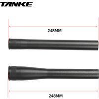 AliExpress TANKE Aluminum Alloy Mountain Bicycle Front Fork Head Tube Air Front Suspension Straight Tapered standpipe Cycling Accessories