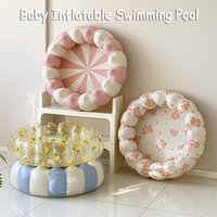 Baby PVC Aufblasbare Schwimmen Pool Tragbare Spielzeug Kleinkind Blow Up Runde Polsterung Pool Kind Spaß Im Freien Spielen Sand/wasser Angeln Spielzeu