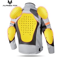Doublure de veste de moto pour motocross, protège-coussinets, coussinets pour épaules, coudes, dos, armure, équipement de course, ski, patinage, vélo, cyclisme