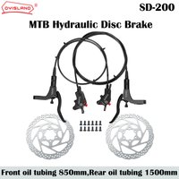 DYISLAND 2piston MTB Hydraulic Disc Brake Mountain Bike Hydraulic Disc Brake Front Rear Brake Calipers