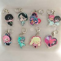 1/2/3/6/14pcs Alien Stage Arcylic Keychain Cartoon Figure Luka Ivan Till Mizi Hyuna Sua Key Chain for Friends Accessories Gift