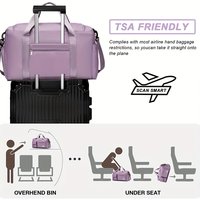 Large-capacity Travel Luggage Bag, Portable Sports Zipper Handbag, Multifunctional Overnight Bag Unisex Bag For Daily Use