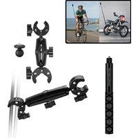 AliExpress DIXSG For Insta360 X6 X5 X4 X3 Motorcycle Bike Mount Selfie Stick for GoPro 13 DJI Bicycle Moto Monopod Handlebar Camera Accessories