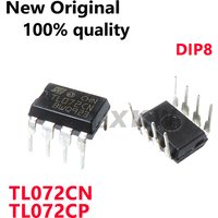10/PCS New TL072CN TL072CP DIP8 JFET dual-channel operational amplifier chip In Stock
