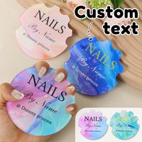 Custom Acrylic Nail Photo Palette, Nail Photo Props, Customized Text Nail Art Makeup Palettes, Nail Tech For Salon Nail Display