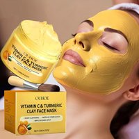 Vitamin C Exfoliating Facial Mask Shrink Pore Brightening Turmeric Exfoliating Facial Mask Improve Pore Deep Cleaning Facialmask