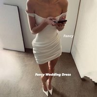 Fancy Sexy Off Shoulder Evening Dress Mermaid Soft Satin Prom Gown Saudi Arabia Women Dress Back Corset Customized image 3