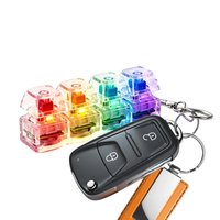 Illuminated Clickable Keyboard Keychain LED Fidget Toy for Stress Management Portable Office Desk Decoration Perfect Gift