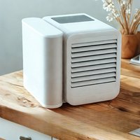 Mini Desktop Cooler Office Refrigeration Humidification Fan Bladeless Spray Cooling Machine Usb Air Conditioner Fan