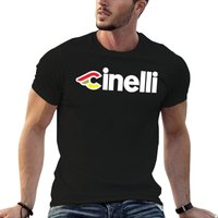 AliExpress NONE Cinelli Bikes Bicycle Logo Classic T-Shirt man t shirt cotton high quality cotton t shirt pack T-Shirt
