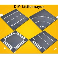 Base Plate 32*32 Building Block Sets City View Traffic Road Figures Construction Toys Bricks Dots Plastic Baseplates For Youths
