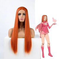 Invincible Atom Eve Cosplay Fantasia Wig Adult Women Long Straight Wigs Female Halloween Carnival Hair