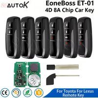 4D 8A Chip Car Smart Key EoneBoss ET-01 For Lexus For Toyota RAV4 Highlander Camry Corolla Land Cruiser Remote Control Key Fob