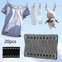 20 stücke Samt Kleiderbügel Clips Hosen Kleiderbügel Clip Strömten Kleiderbügel Clips Nicht-Slip Verdicken Kleidung Hosen Winddicht Clips Dropshipping