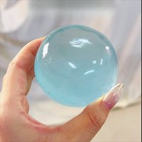 New hot sale Hand-made Ball Cherry Powder Transparent Powder Pinch Music Creative Explosive Maltose Soft Gift