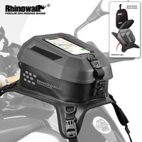 Rhinowalk Touch Screen Motorcycle Tank Bag 5.6L Backpack Waterproof Detachable Lid Camera Drone Bag Storage Tool Bag