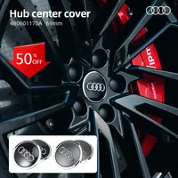 4Pcs 68/69MM Car Wheel Center Cap Hub Covers Badge Emblems For Audi A3 A4 A5 A6 A7 A8 S4 S6 A4L A6L 4B0601170A Auto Accessories