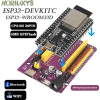 ESP32 Development Board with GPIO Expansion Board Kit ESP32-32D BT Wifi Module 38PIN CP2102 ESP32-DevKitC USB Type-C