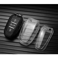 Soft TPU Car Key Case Cover Shell Fob Holder for Peugeot 308 408 508 2008 3008 4008 5008 for Citroen C4 C6 C3-XR Accessories