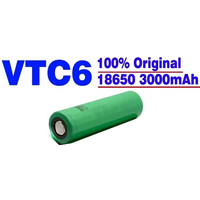 US18650 VTC6 lithium-ion rechargeable 18650 battery, suitable for VTC6 30A 3000mAh Sony toys, tools, flashlights
