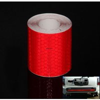 5CM*3M Red Reflective Car Stickers Waterproof Strong Self-Adhesive Safety Warning Tapes Reflectors Conspicuity Strips For Trucks