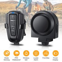 Bezprzewodowy alarm rowerowy z pilotem - ANTUSI czujnik wibracji, system antykradzieżowy do roweru, motocykla, ładowanie przez USB