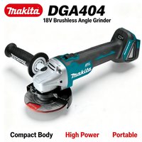 Makita DGA404 18V Akku-Bürstenloser Elektrischer Winkelschleifer Elektrowerkzeug zum Metallschneiden, Schleifen, Polieren, für Garage, Automobilwartung und Fertigung