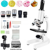 40X-1000X Magnification Microscope for Kids Students Adults, Compound Biological Instrument for Home School Science Learning