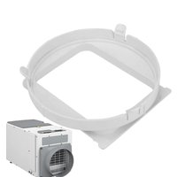 Air Conditioner Exhaust Hose Adapter Tight Sealing Air Outlet Replacement AC 5.9 Inch Exhaust Hose Unit Tube Connector