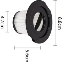 Replacement HEPA filter for Moosoo K17 wireless handheld vacuum cleaner