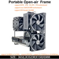Upgraded DIY Computer Case PC Frame Desktop Open Chassis PC Test Bench Support EATX/ATX/MATX/ITX Motherboard And 12CM/14CM Fan
