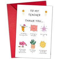 Emotional blessing gift card Graduation season Teacher's Day Student gratitude tribute message Thank-you card