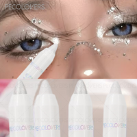 Pearl Shimmer Brown Tones - Eyeshadow Pencil, Under Eye Brightener Stick, Eyeshadow Pencil, Waterproof Non-Caking Smudge-Proof
