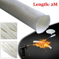 2M Exhaust Glass Fibre Hose Lagging Insulation For Webasto For Eberspacher Heater 22mm 24mm Auto Heater Parts