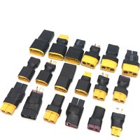 Adapter XT30 XT60 XT90 TRX T Plug Deans Female to Male Connectors Plug RC Car Airplane Drone Boat Lipo Battery Control Parts DIY