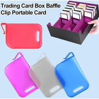 Card Box Partition Clamp Dividers Multi-layer Box Card Spacers For Game Cards Storage, Classification Partition Board